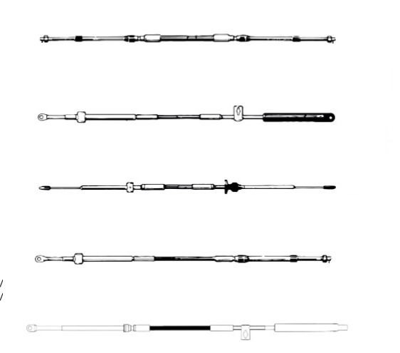 Bowdeny na radenie rýchlosti a plynu