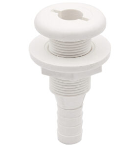 Műanyag fehér fedélzeti tömlőgyűrű 5/8 hüvelykes tömlőcsatlakozással