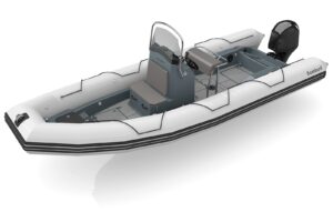 Čln nafukovací Bombard Explorer 700 NEO svetlo šedý – Obrázok 3