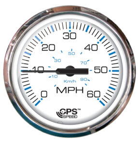 FARIA GPS ukazovateľ rýchlosti 60 MPH - biely číselník v niro ráme