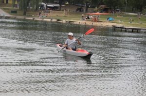 ALLROUNDMARIN FLOW zeleno-šedý - kajak pre 1 osobu 290 cm – Obrázok 6