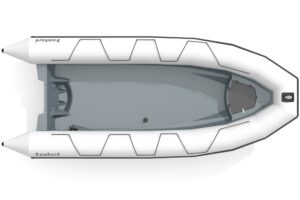 Čln nafukovací Bombard Explorer 600 Strongan svetlo šedý – Obrázok 4