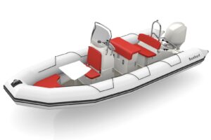 Bombard Sunrider 650 Strongan nafukovací čln sv. šedý / fire – Obrázok 3