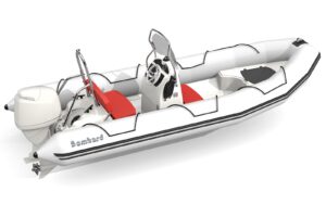 Bombard Sunrider 550 Strongan nafukovací čln šedý / fire – Obrázok 3