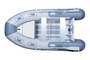 Gladiator Rib 310 AL nafukovací čln s hliníkovou podlahou - sivý – Obrázok 4