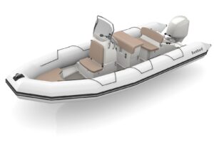 Bombard Sunrider 650 Strongan nafukovací čln svetlošedý / Pebble – Obrázok 4