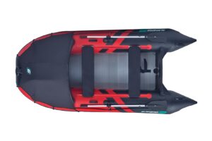 Gladiator Active C330 AL nafukovací čln s hliníkovou podlahou - červeno-čierny – Obrázok 4