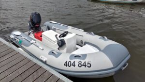 Gladiator Rib 350 AL nafukovací čln s hliníkovou podlahou - sivý – Obrázok 7