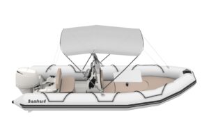 Bombard Sunrider 550 Strongan nafukovací čln svetlošedý / Pebble s prísl. – Obrázok 3