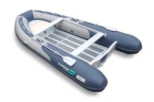 Gladiator Rib 420 AL-B nafukovací čln s hliníkovou podlahou - sivý – Obrázok 3
