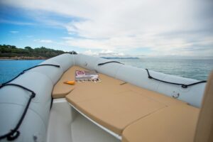 Bombard Sunrider 550 Strongan nafukovací čln svetlošedý / Pebble s prísl. – Obrázok 4