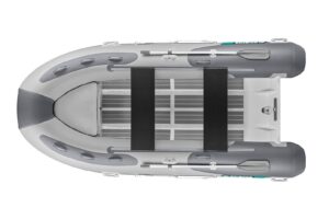 Gladiator Rib 380 AL nafukovací čln s hliníkovou podlahou - sivý – Obrázok 4