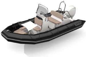 Bombard Sunrider 500 Strongan nafukovací čln čierny / Pebble – Obrázok 3