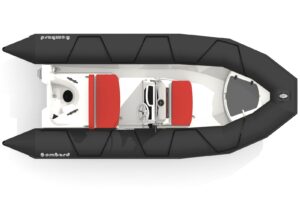Bombard Sunrider 500 Strongan nafukovací čln čierny / Fire – Obrázok 4