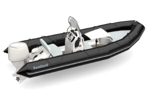 Bombard Sunrider 550 Strongan nafukovací čln čierny / svetlošedý – Obrázok 3