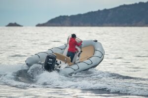 Bombard Sunrider 550 Strongan nafukovací čln svetlošedý / Pebble s prísl. – Obrázok 7