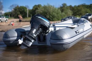 Gladiator Rib 270 AL nafukovací čln s hliníkovou podlahou - sivý – Obrázok 7