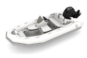 Zodiac Yachtline 400 DL NEO nafukovací čln - svetlo šedý – Obrázok 3