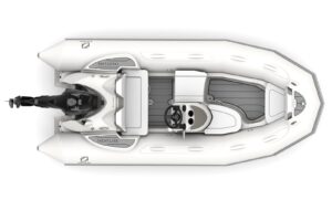 Zodiac Yachtline 400 DL NEO nafukovací čln - svetlo šedý – Obrázok 4