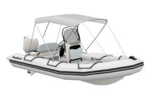 Bombard Sunrider 500 Strongan nafukovací čln svetlošedý / Light grey s prísl. – Obrázok 3