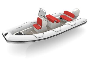 Bombard Sunrider 700 NEO nafukovací čln sv. šedý / fire – Obrázok 4