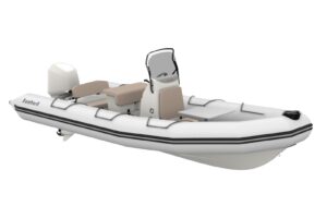 Bombard Sunrider 650 Strongan nafukovací čln svetlošedý / Pebble s prísl. – Obrázok 3