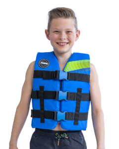 JOBE NYLON LIFE VEST KIDS BLUE plávacia vesta 30-40 kg
