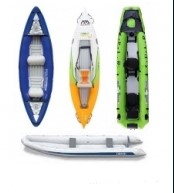 Nafukovacie kajaky a kánoe