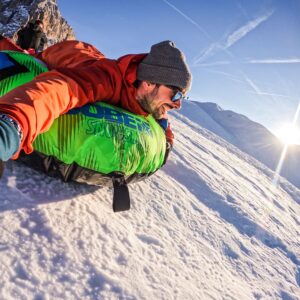 JOBE SNOWSLED TOWABLE 1P nafukovacie snežné koleso, zelené – Obrázok 6