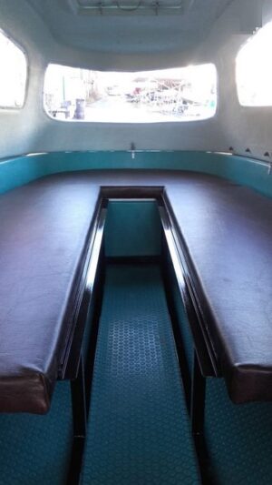 AQUA SYBB Rybársky čln TISZA TFBF-06 zo sklolaminátu s dvojitým dnom, s kabínou - 550x160x58cm – Obrázok 6