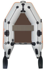 KOLIBRI KM-200P nafukovací čln s pevnou skladacou podlahou sivý