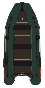 KOLIBRI KM-450 DSL, vystužená drevená podlaha - zelený