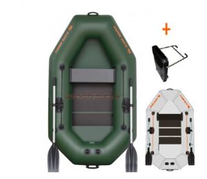 KOLIBRI K-220 T nafukovací čln s lamelovou podlahou + držiak motora – Obrázok 1