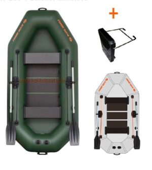 KOLIBRI K-280 T nafukovací čln s lamelovou podlahou + držiak motora – Obrázok 2