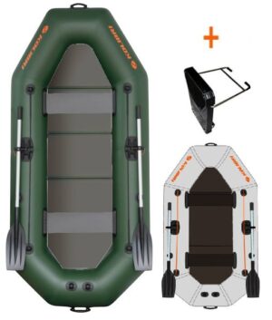 KOLIBRI K-290 TP nafukovací čln s pevnou podlahou + držiak motora – Obrázok 1