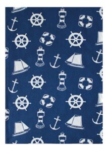Lodná kuchynská utierka s námorným motívom