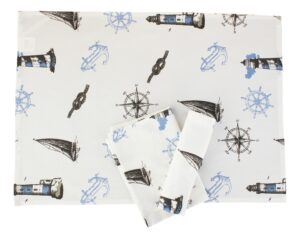 Sada lodných kuchynských utierok 3 ks s námorným motívom – Obrázok 1