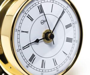 BARIGO TEMPO Quartzové hodiny Ø 88 x 25 mm - leštená mosadz – Obrázok 3