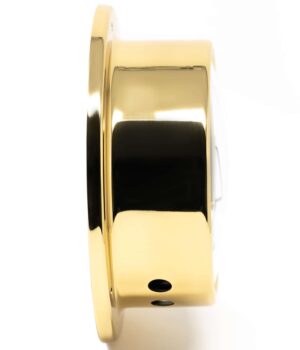 BARIGO TEMPO Termo/vlhkomer Ø 110 x 32 mm - leštená mosadz – Obrázok 3