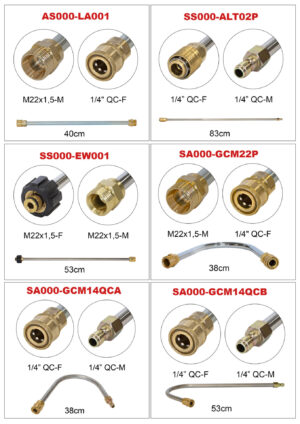 Nástavec na čistenie rýn QC 1/4“- M / QC 1/4″- F 38cm – Obrázok 6