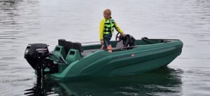 SEASTORM 12 HDPE Extra odolný plastový čln tmavo zelený – 366 cm – Obrázok 7