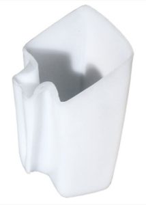 Vylievačka vody do člna plastová 125 x 180 mm - priesvitná