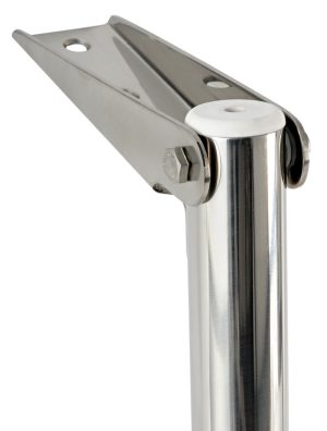 Nerezový teleskopický rebrík AISI 316 – 3 schodíky, šírka 300 mm, dĺžka 889 mm, čierny – Obrázok 3