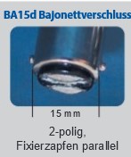 LED žiarovka BA15d rozmery a typ pätice