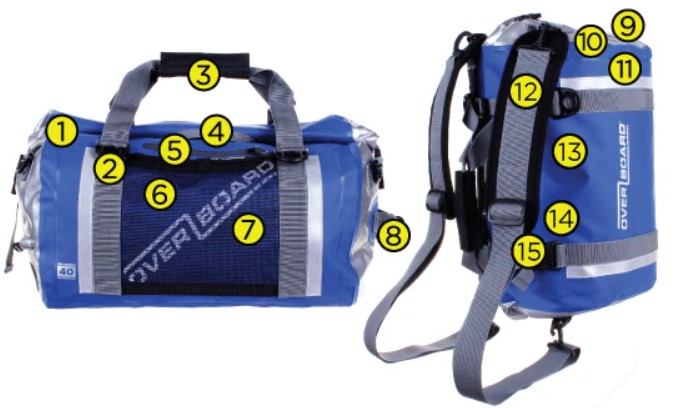 OVER BOARD Pro-Sports taška 40L