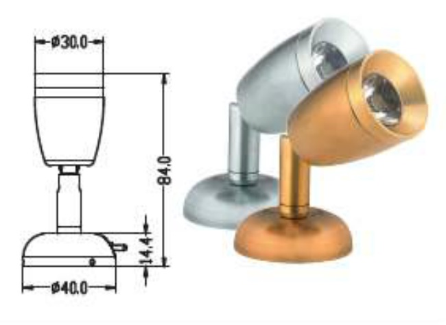 Mini LED čítacia lampa