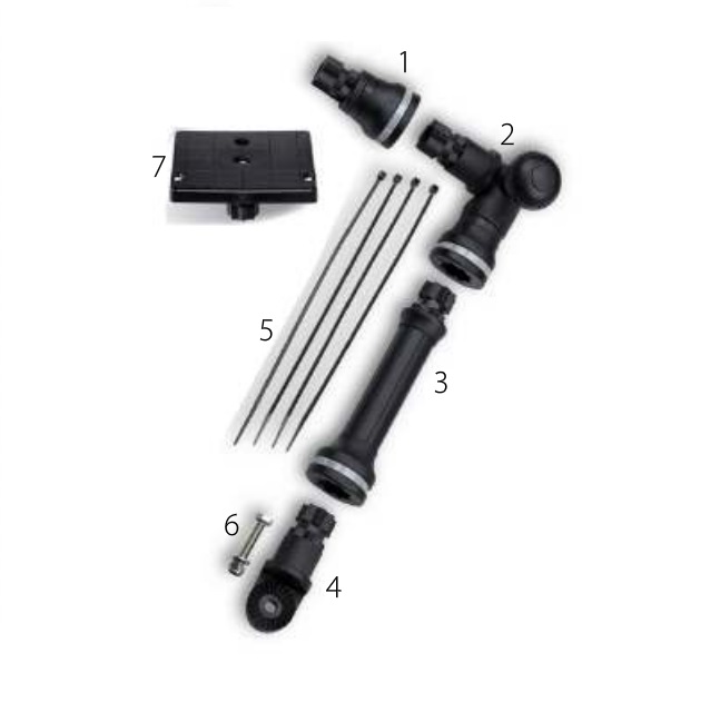 Komponenty RAILBLAZA Držiaka sonaru a sondy